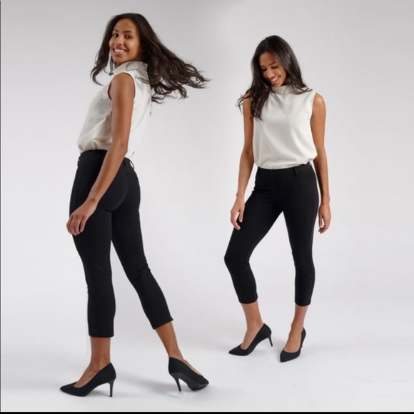Betabrand Classic Dress Crop Yoga Stretch Pant in Black Sz S Petite - Picture 12 of 12